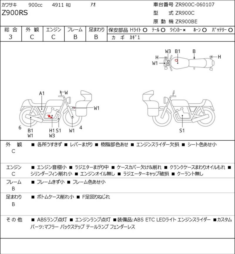 Карта повреждений