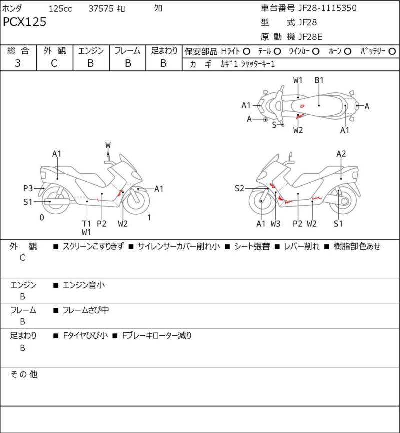 Карта повреждений