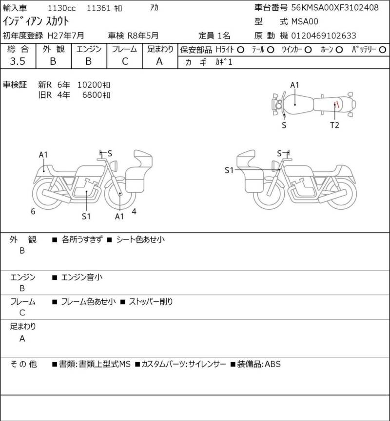 Карта повреждений