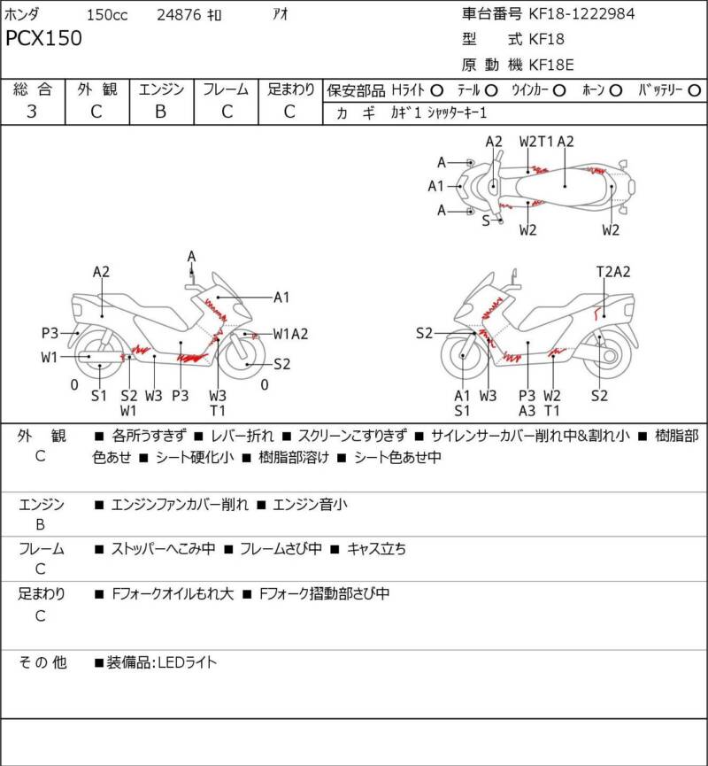 Карта повреждений