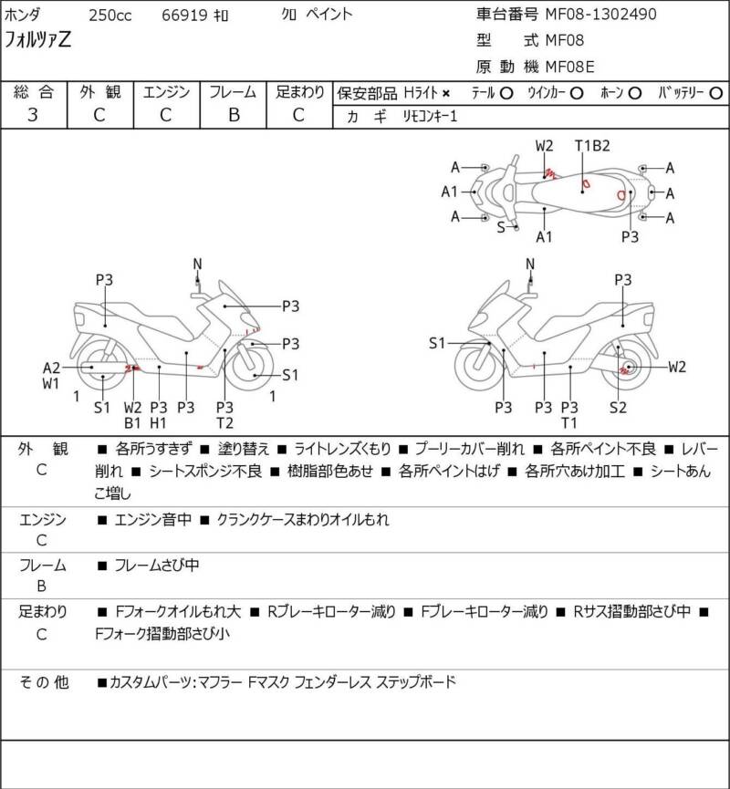 Карта повреждений
