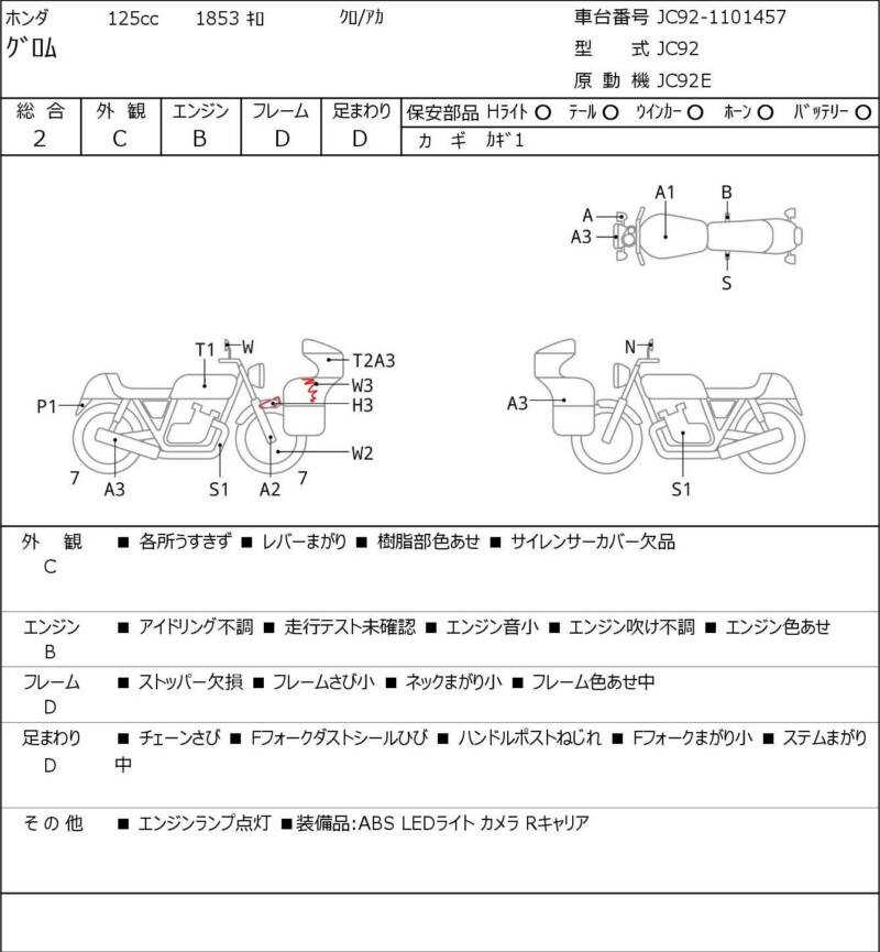 Карта повреждений