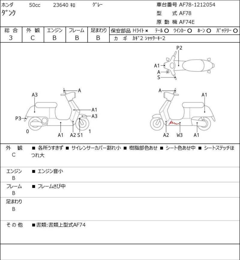 Карта повреждений