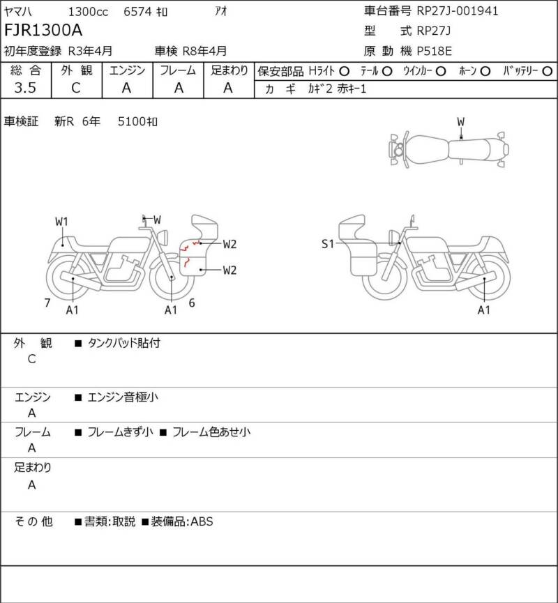 Карта повреждений
