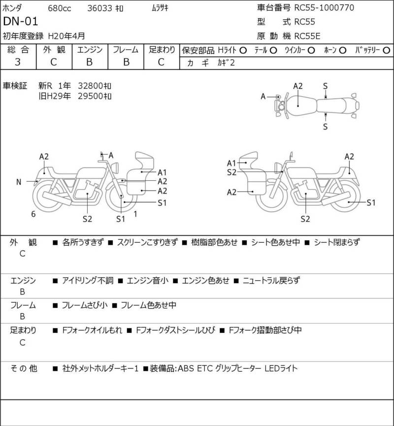 Карта повреждений