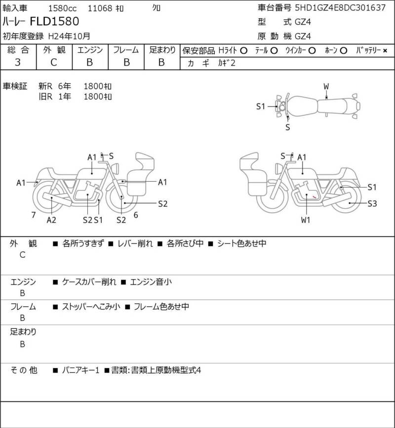 Карта повреждений