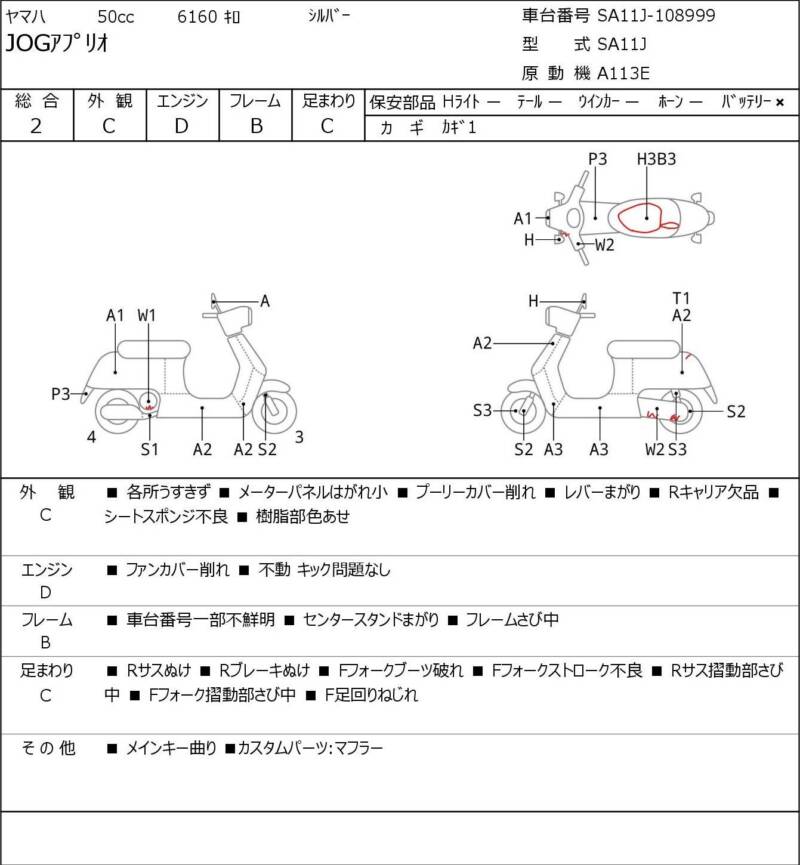 Карта повреждений