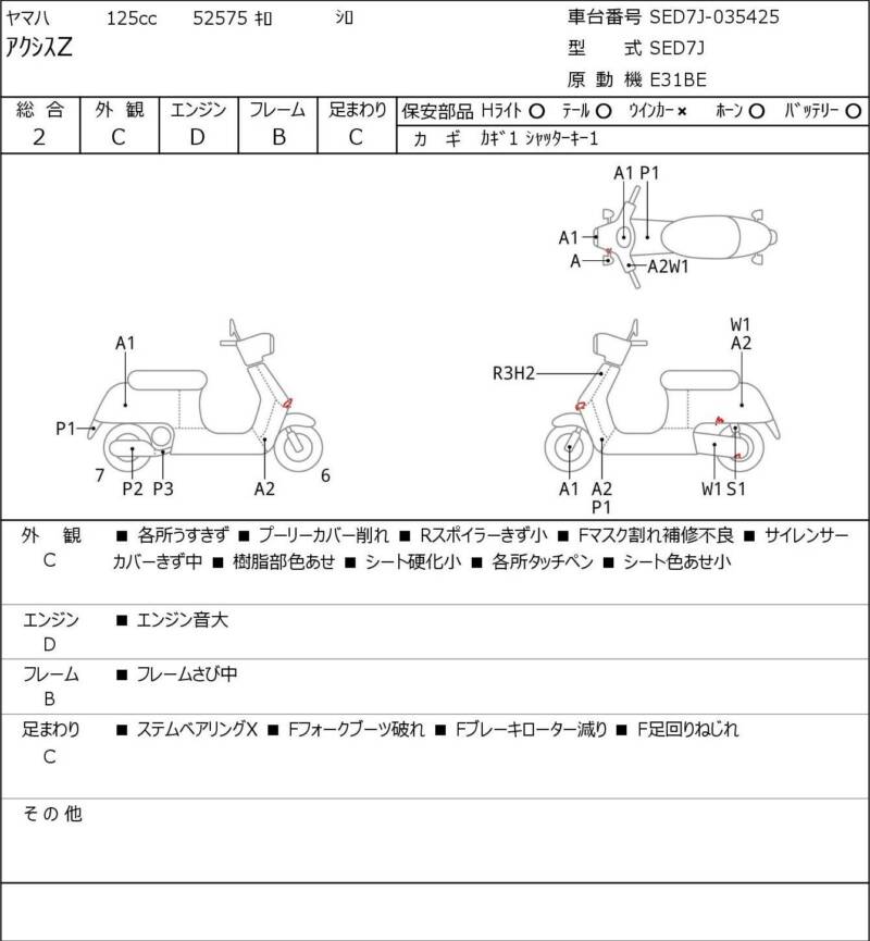 Карта повреждений
