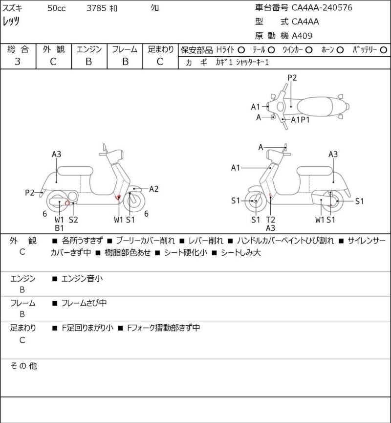 Карта повреждений