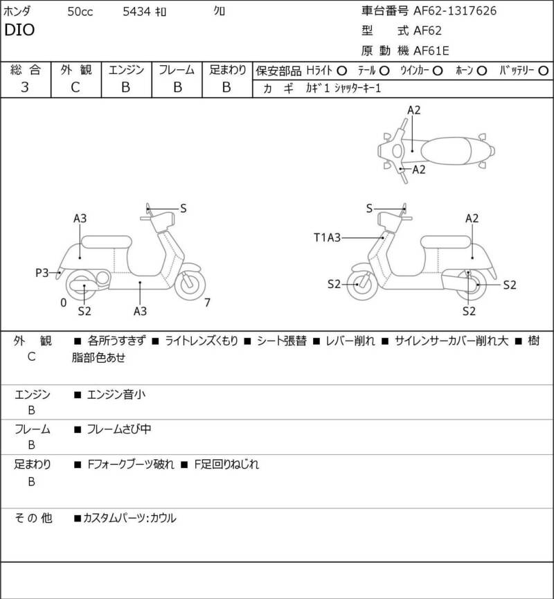 Карта повреждений