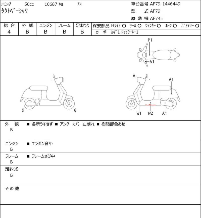 Карта повреждений