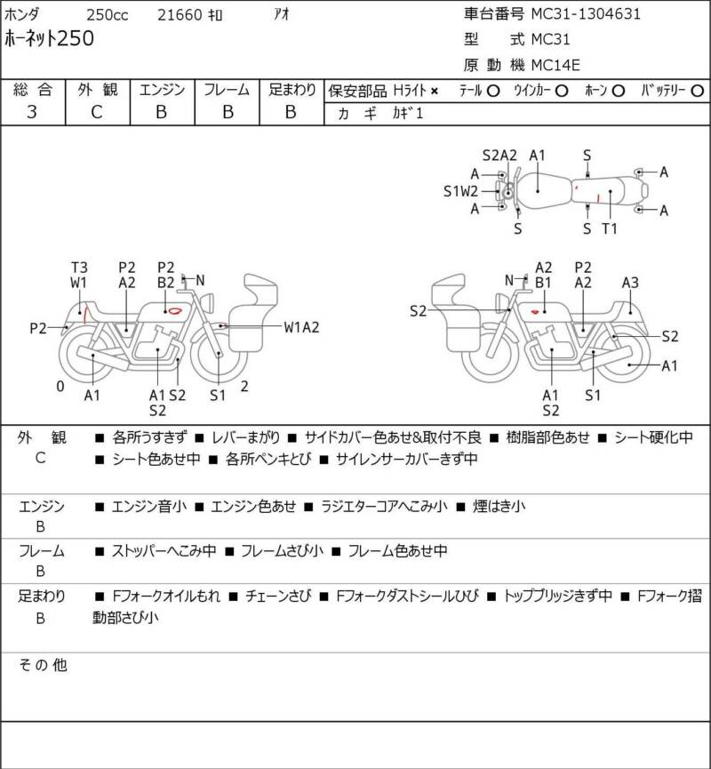 Карта повреждений