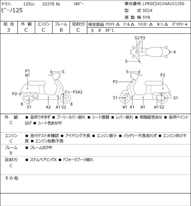 Карта повреждений