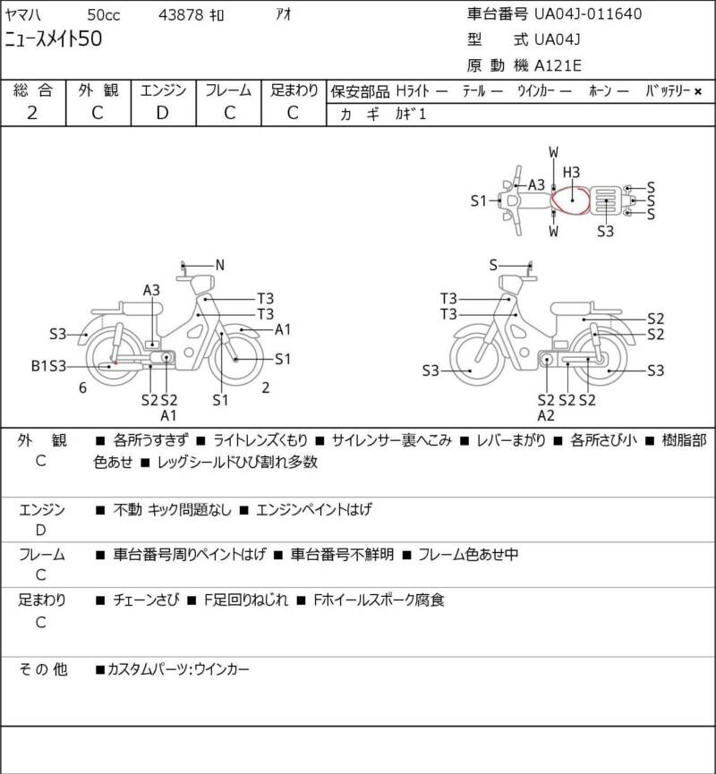 Карта повреждений