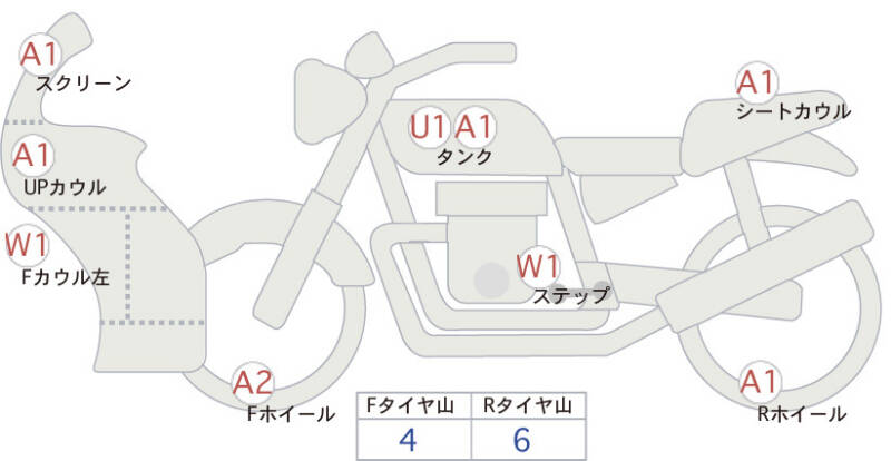 Карта повреждений