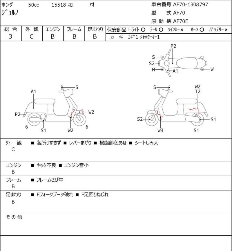 Карта повреждений