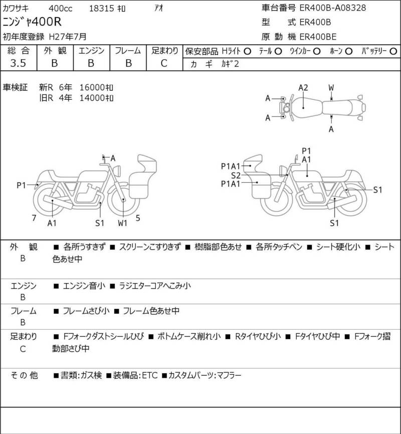 Карта повреждений
