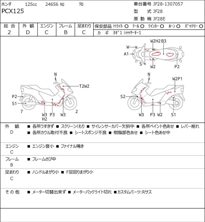 Карта повреждений