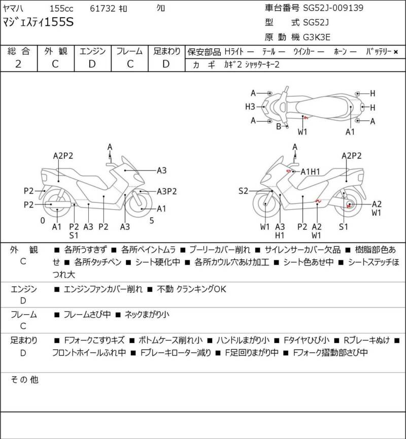 Карта повреждений