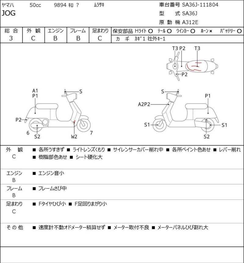 Карта повреждений