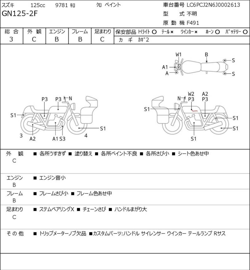 Карта повреждений