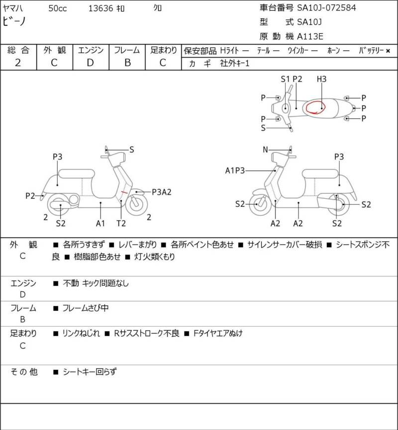 Карта повреждений
