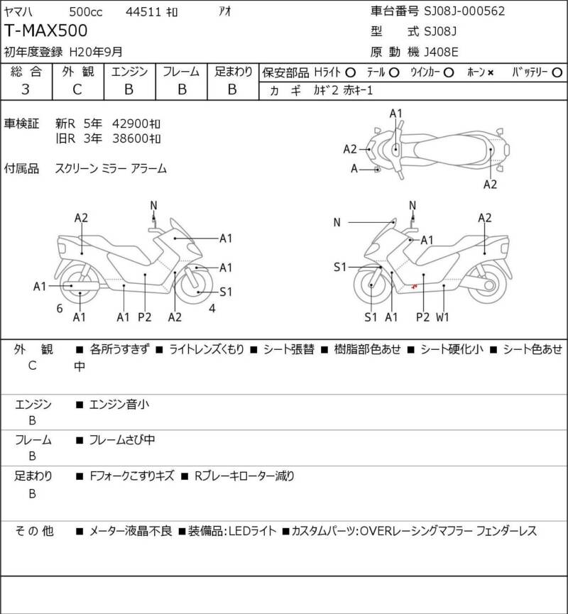 Карта повреждений