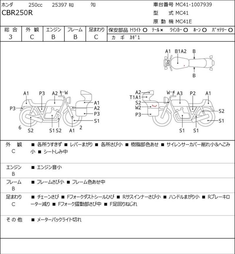 Карта повреждений