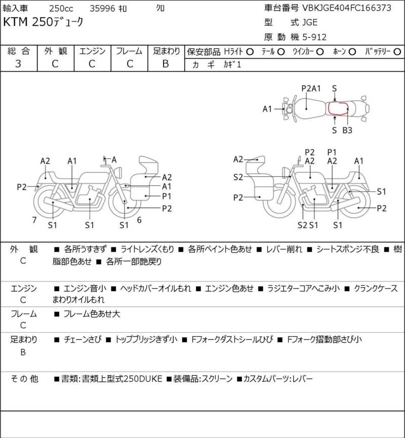 Карта повреждений