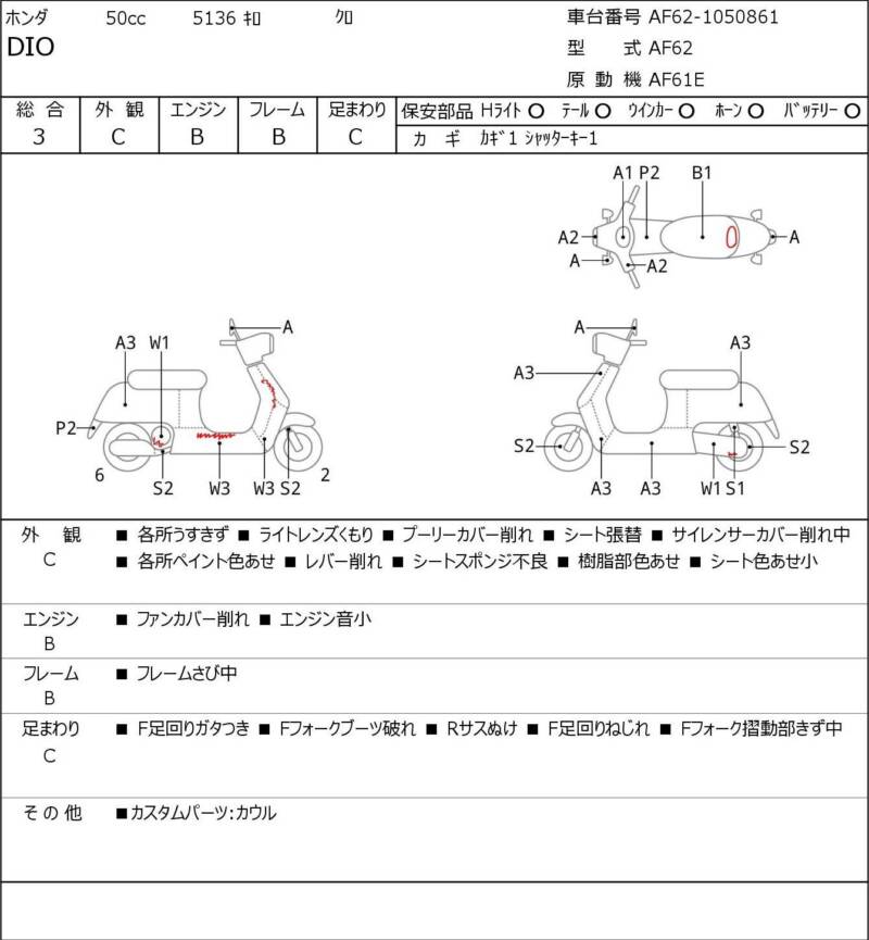 Карта повреждений