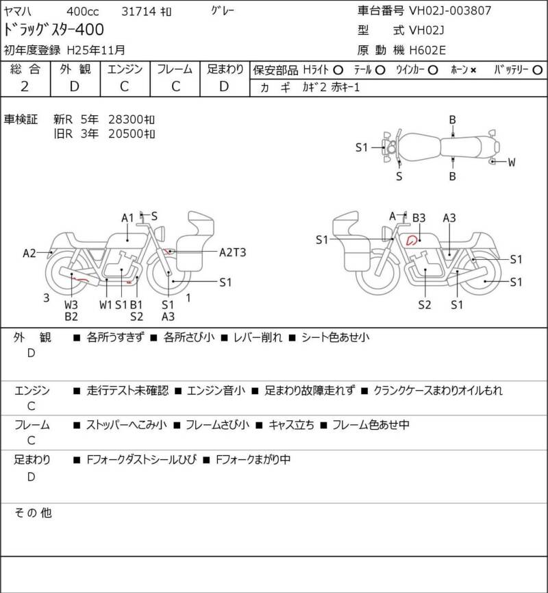 Карта повреждений