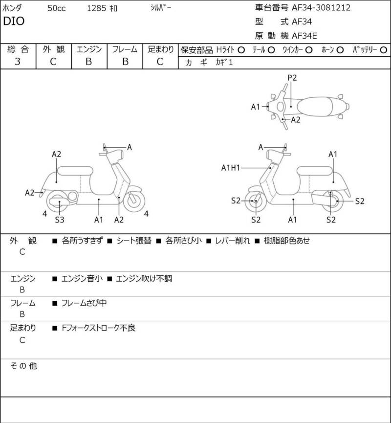 Карта повреждений