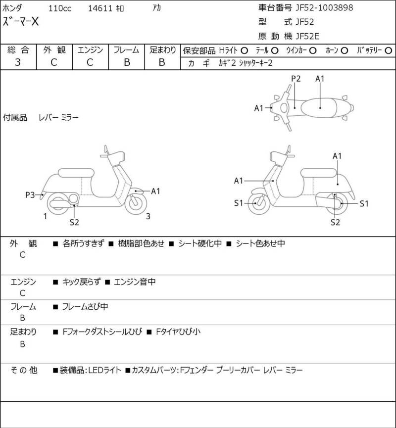 Карта повреждений