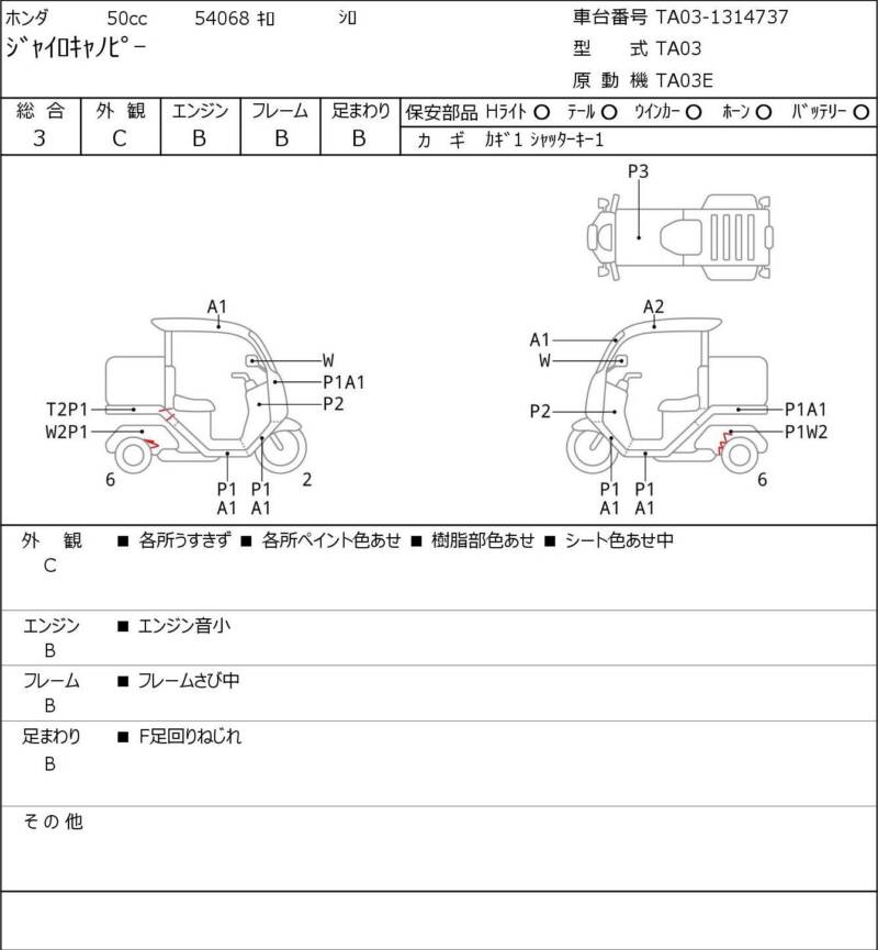 Карта повреждений