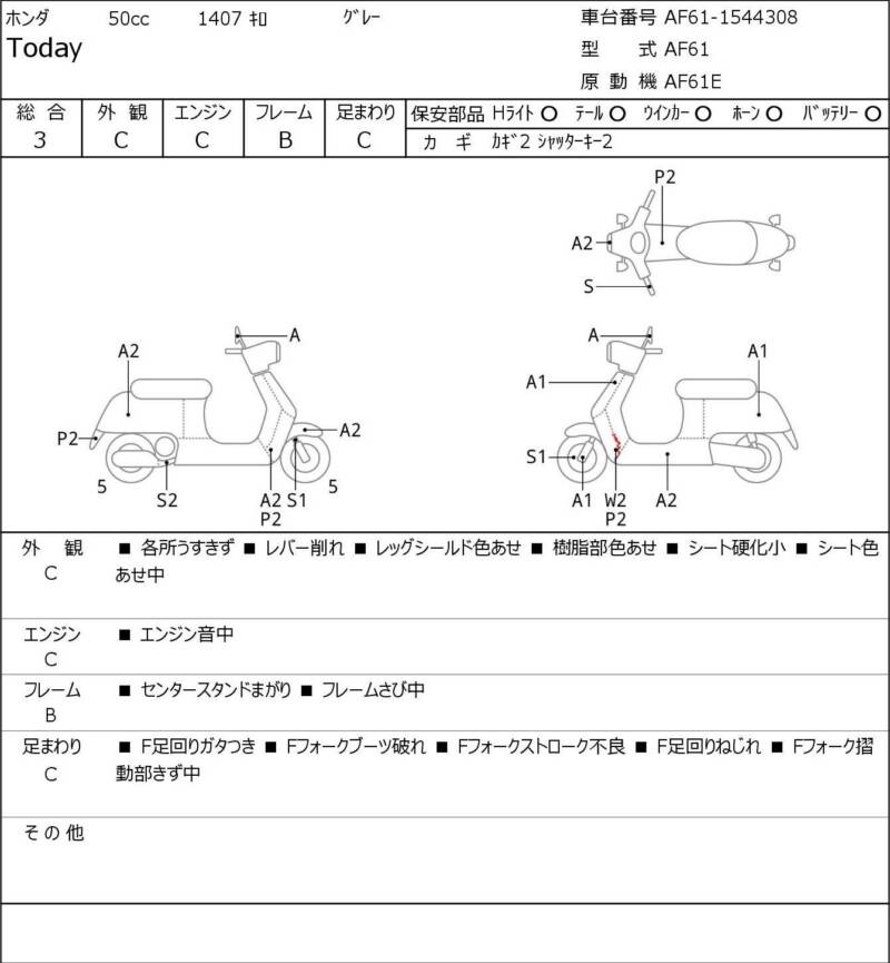Карта повреждений