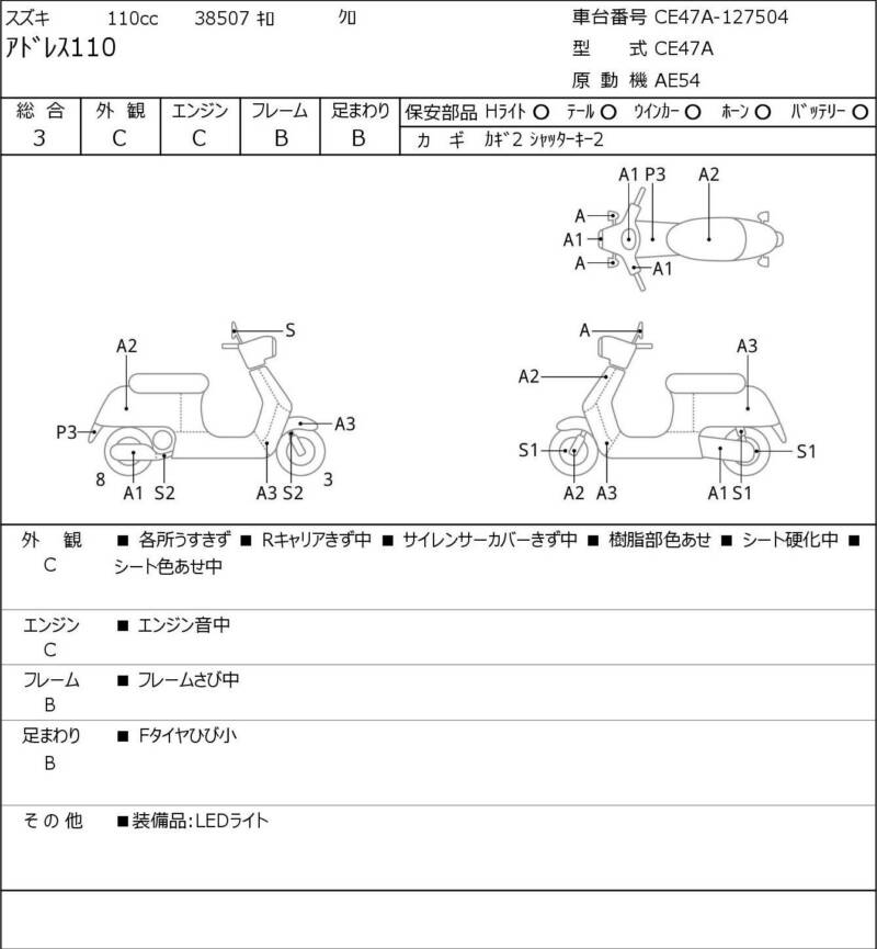 Карта повреждений