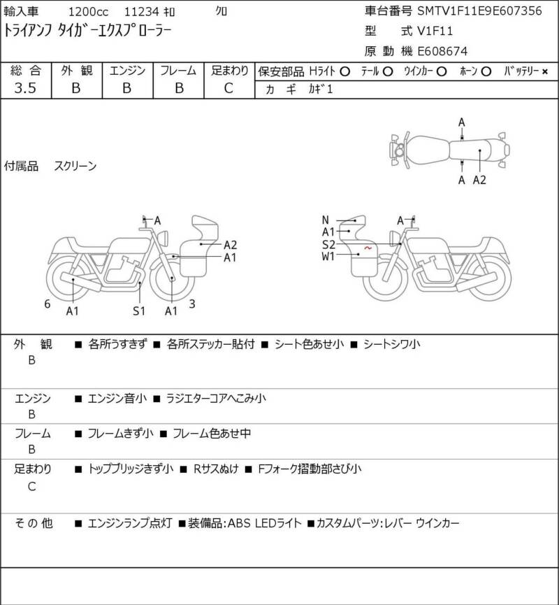 Карта повреждений