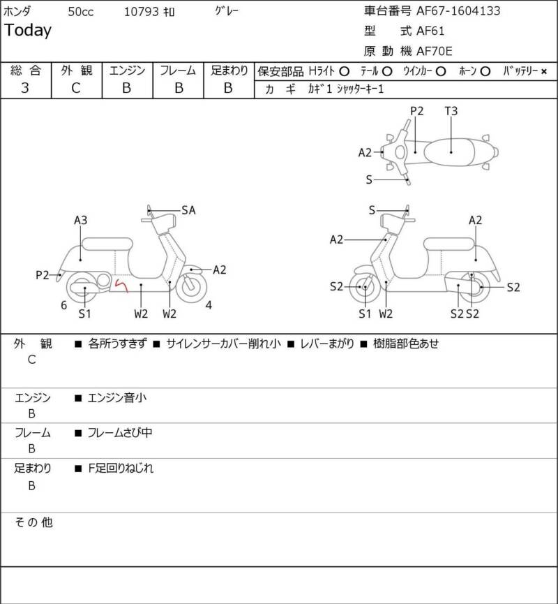 Карта повреждений