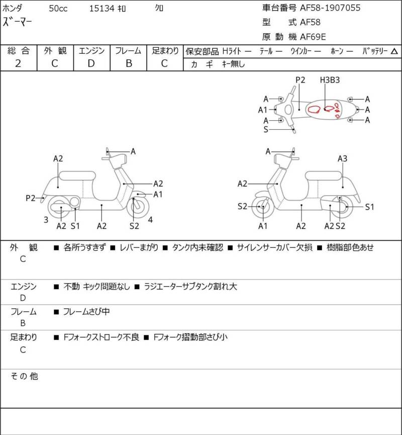 Карта повреждений