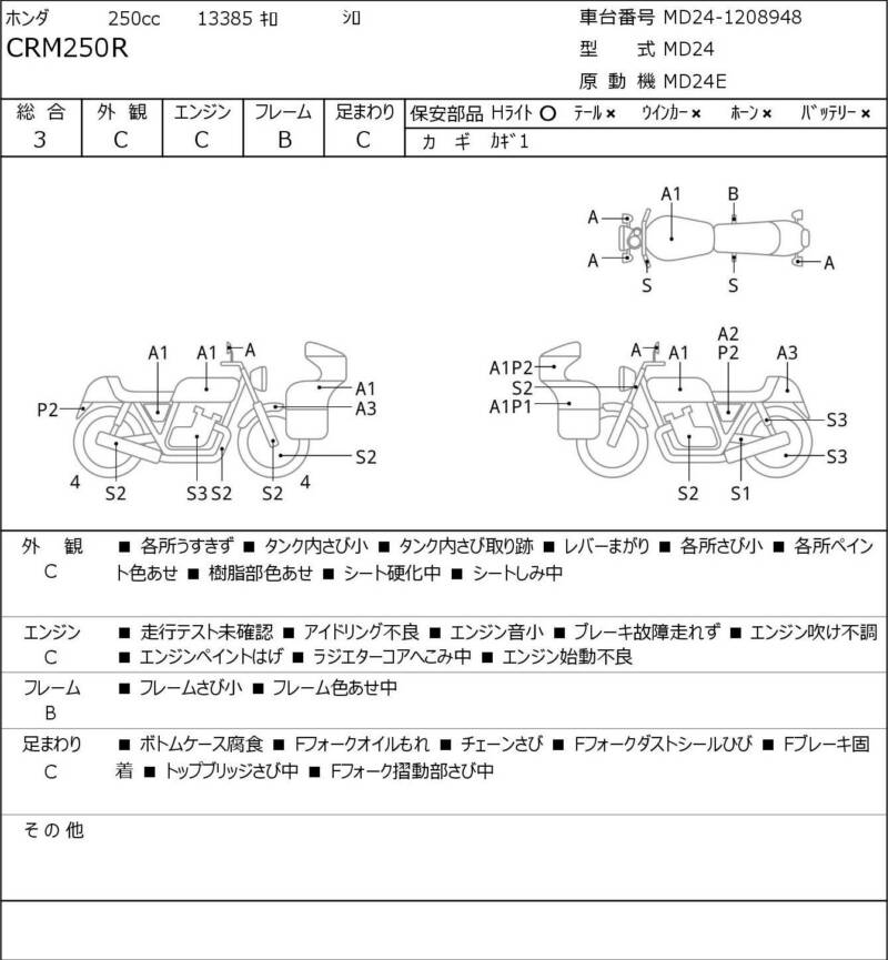 Карта повреждений