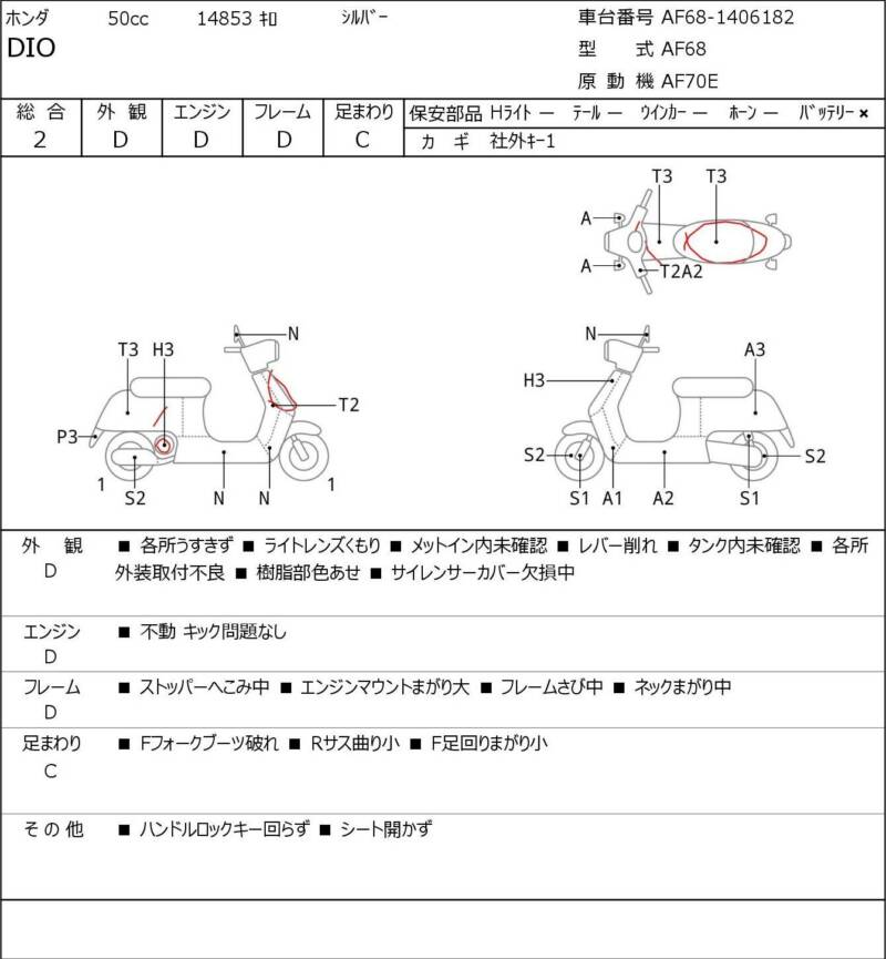 Карта повреждений
