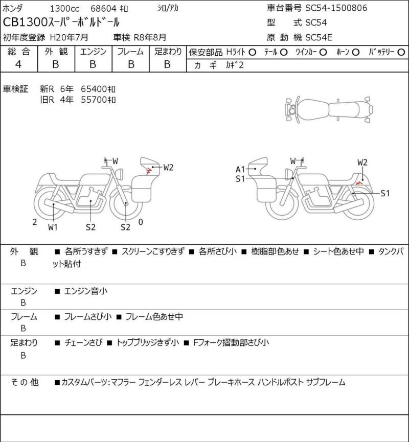 Карта повреждений