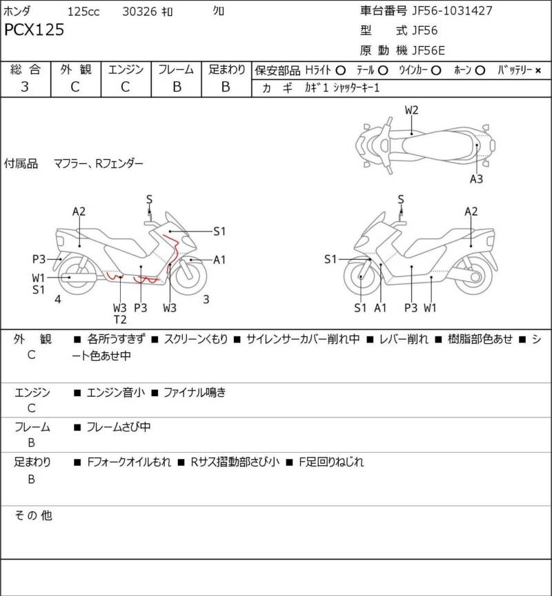 Карта повреждений