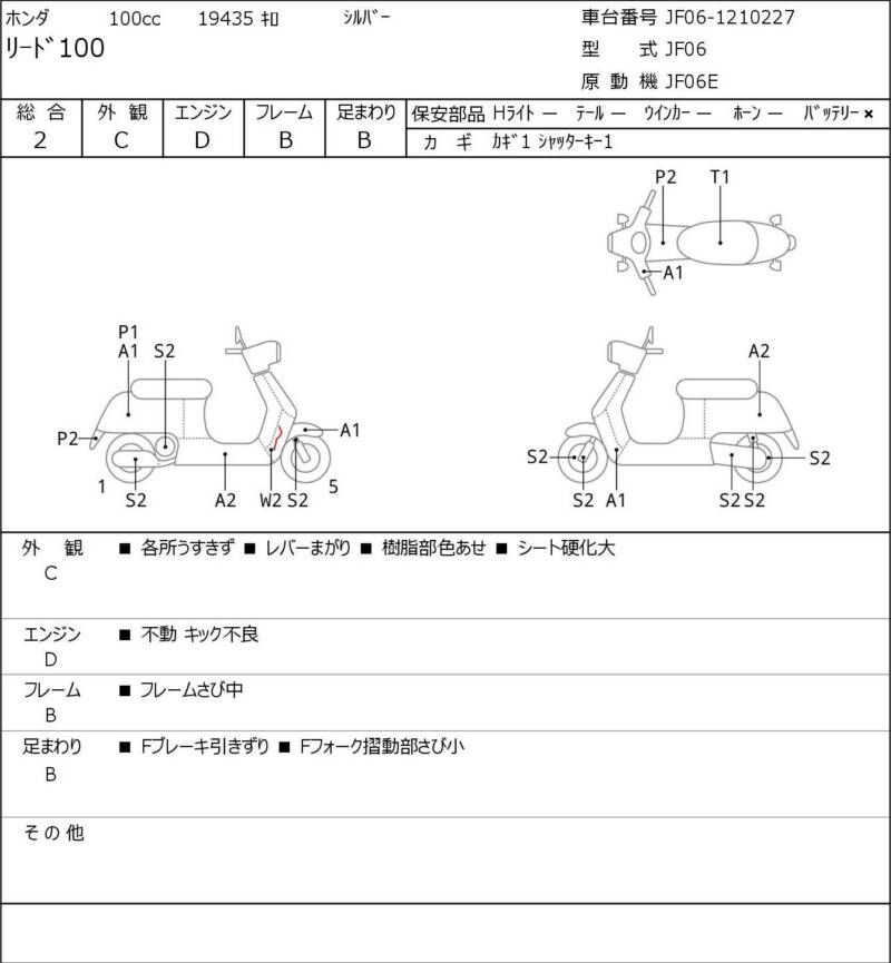 Карта повреждений