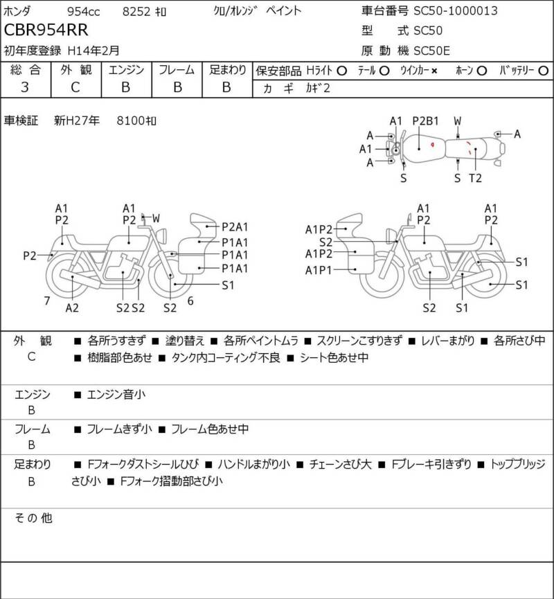 Карта повреждений
