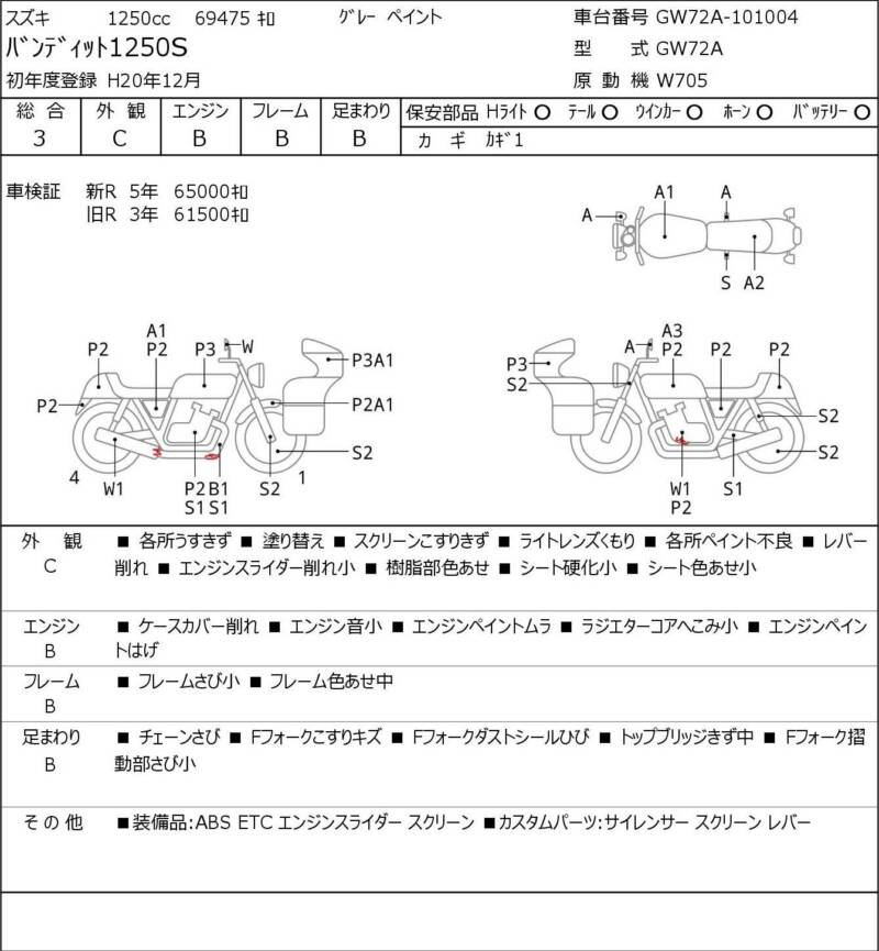 Карта повреждений