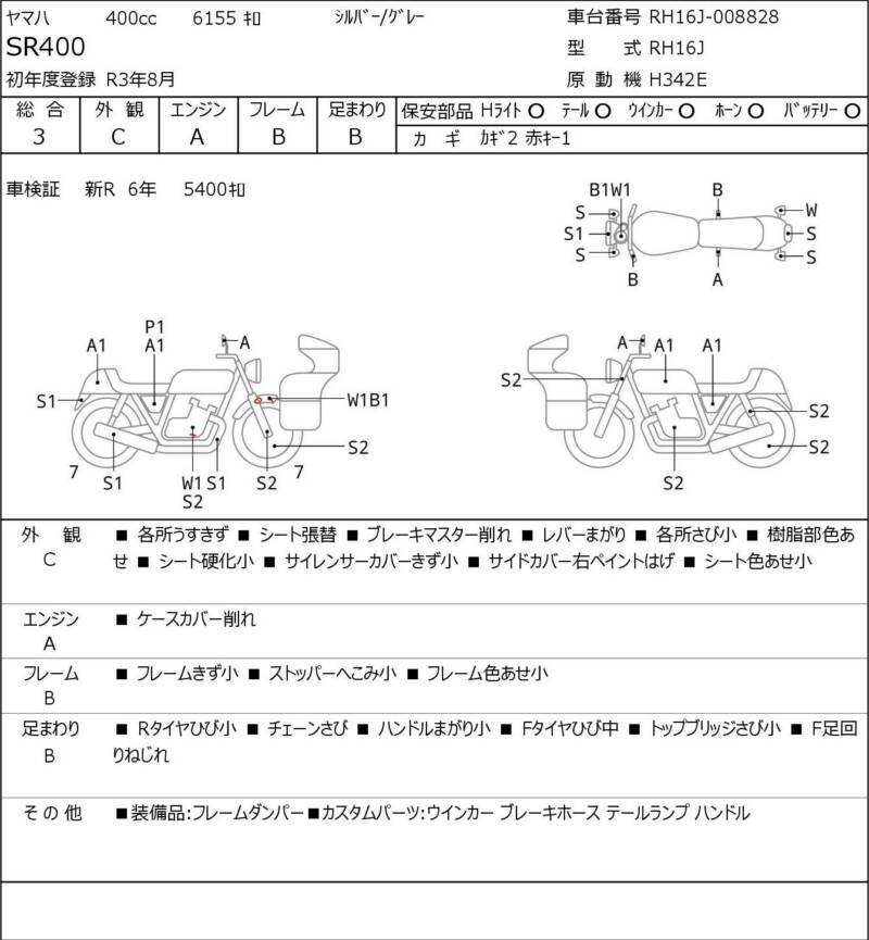 Карта повреждений