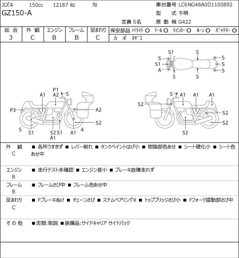Карта повреждений