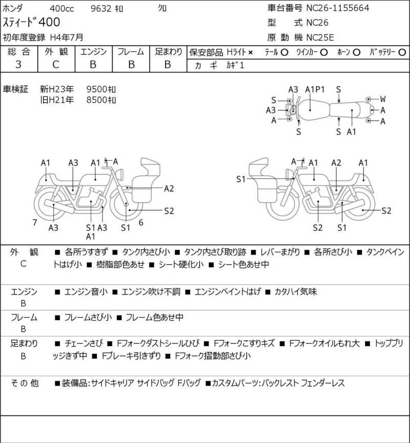 Карта повреждений