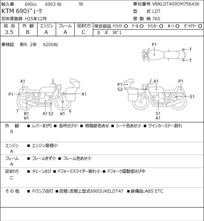 Карта повреждений